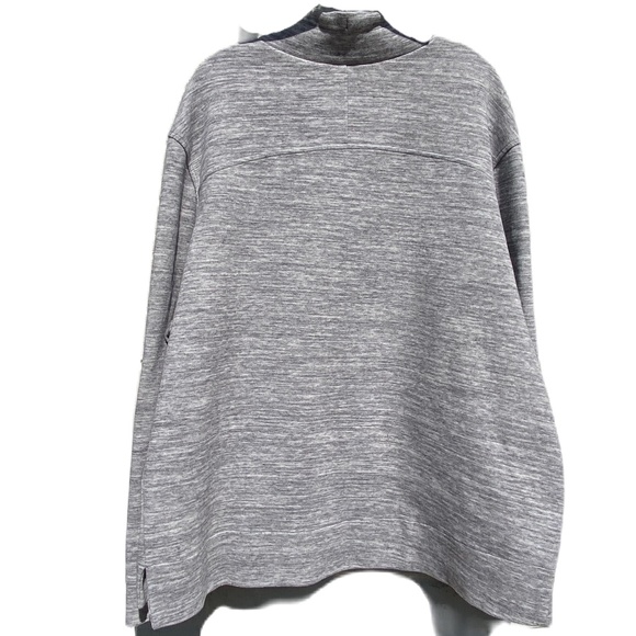 All In Motion sweatshirt pullover long sleeve mock neck Gray White XXL - Picture 2 of 13